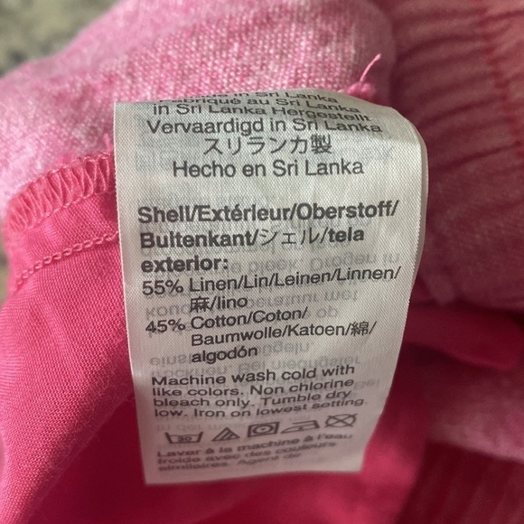 J.Crew Linen Blend Pull on jogger pants Size 4 - Picture 7 of 7